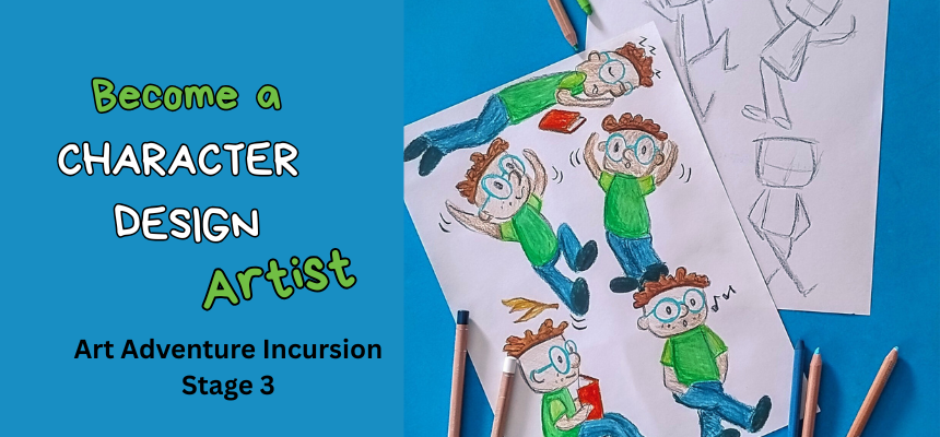 Become a Character Design Artist – Stage 3 Creative Arts Incursion