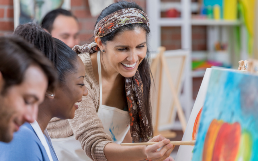 Art class for adults